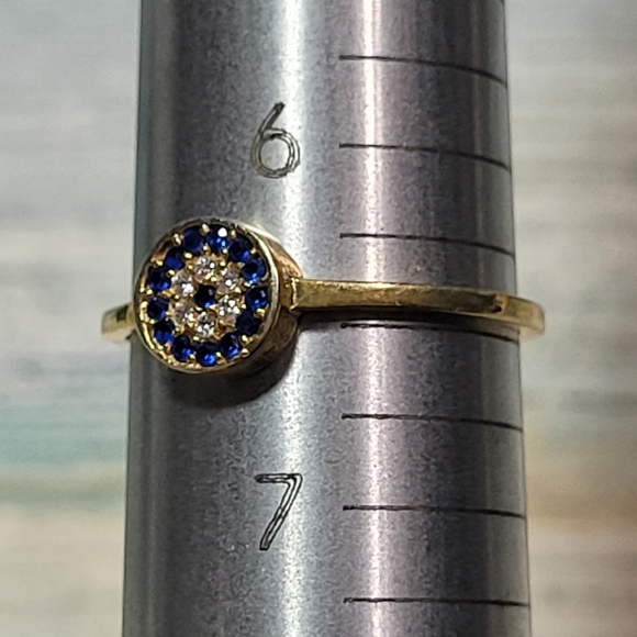 925 Gold Ring. - Picture 3 of 6